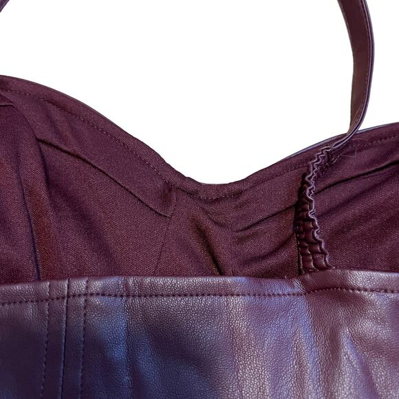 Future Collective with Reese Blutstein Women's Faux Leather Top - Size XXL - NWT - Picture 7 of 10